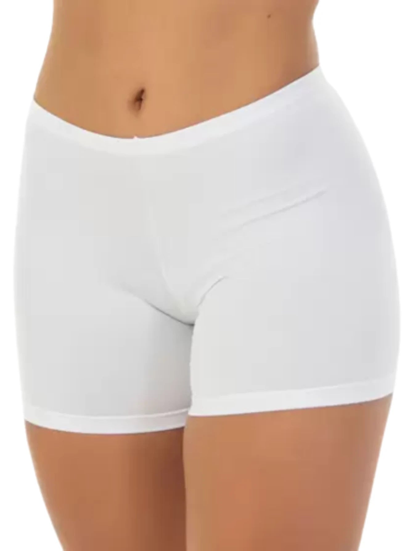 Short Anagua Curto Segunda Pele Branco (Compre 2 e Leve 3)