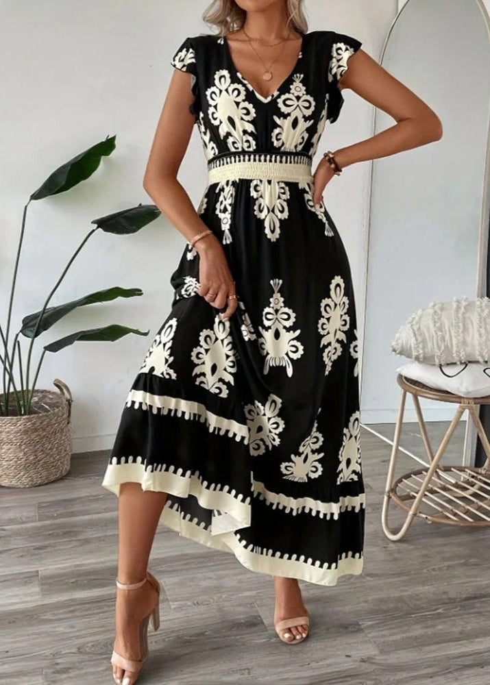 Vestido Longo Elegant Fernanda Black