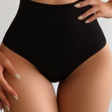 Calcinha Modeladora Cintura Alta 16 cm Preto (Compre 2 e Leve 3)