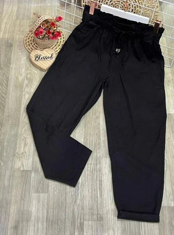 Calça Feminina Plus Size Linho Tati