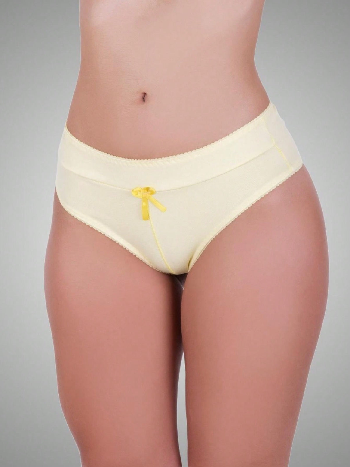 Calcinha de Algodão Tanga Cós Alto Duplo Modeladora (Compre 1 e Leve 2)