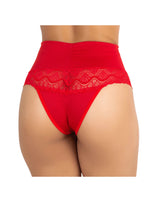 Kit Calcinha de Renda Cintura Alta com Forro de Algodao Multicolorido (Compre 3 e Leve 5)