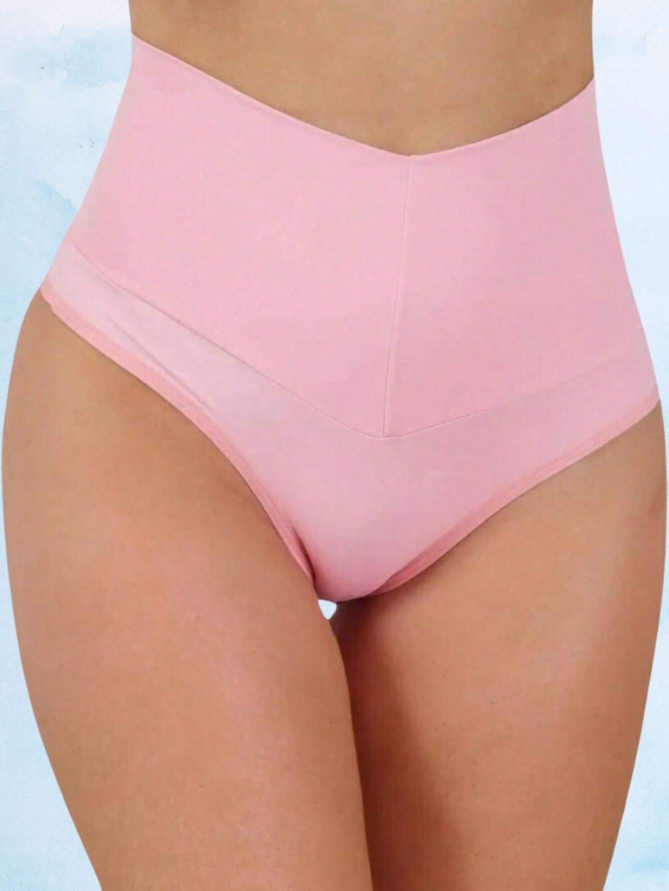 Calcinhas Pos Parto com Cós Alto e Duplo Rosa (Compre 2 e Leve 3)