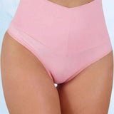 Calcinhas Pos Parto com Cós Alto e Duplo Rosa (Compre 2 e Leve 3)