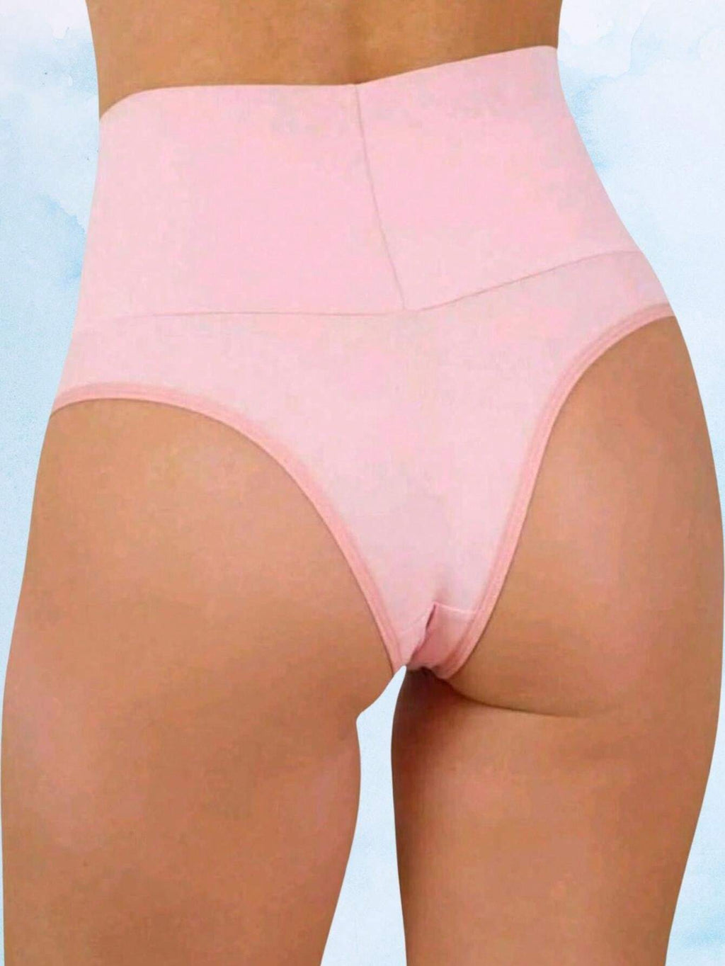 Calcinhas Pos Parto com Cós Alto e Duplo Rosa (Compre 2 e Leve 3)