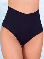 Calcinhas Pos Parto com Cós Alto e Duplo Preto (Compre 2 e Leve 3)