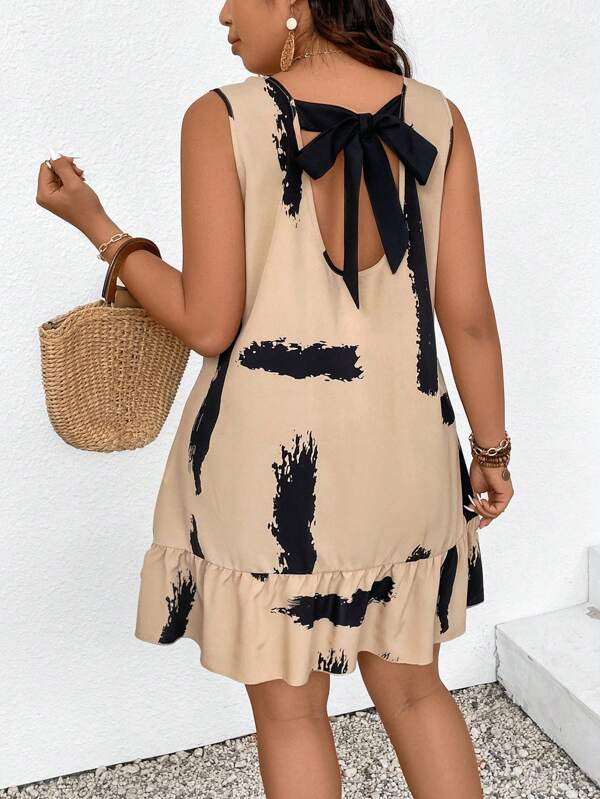 Vestido Feminino Plus Size Estampado Helena