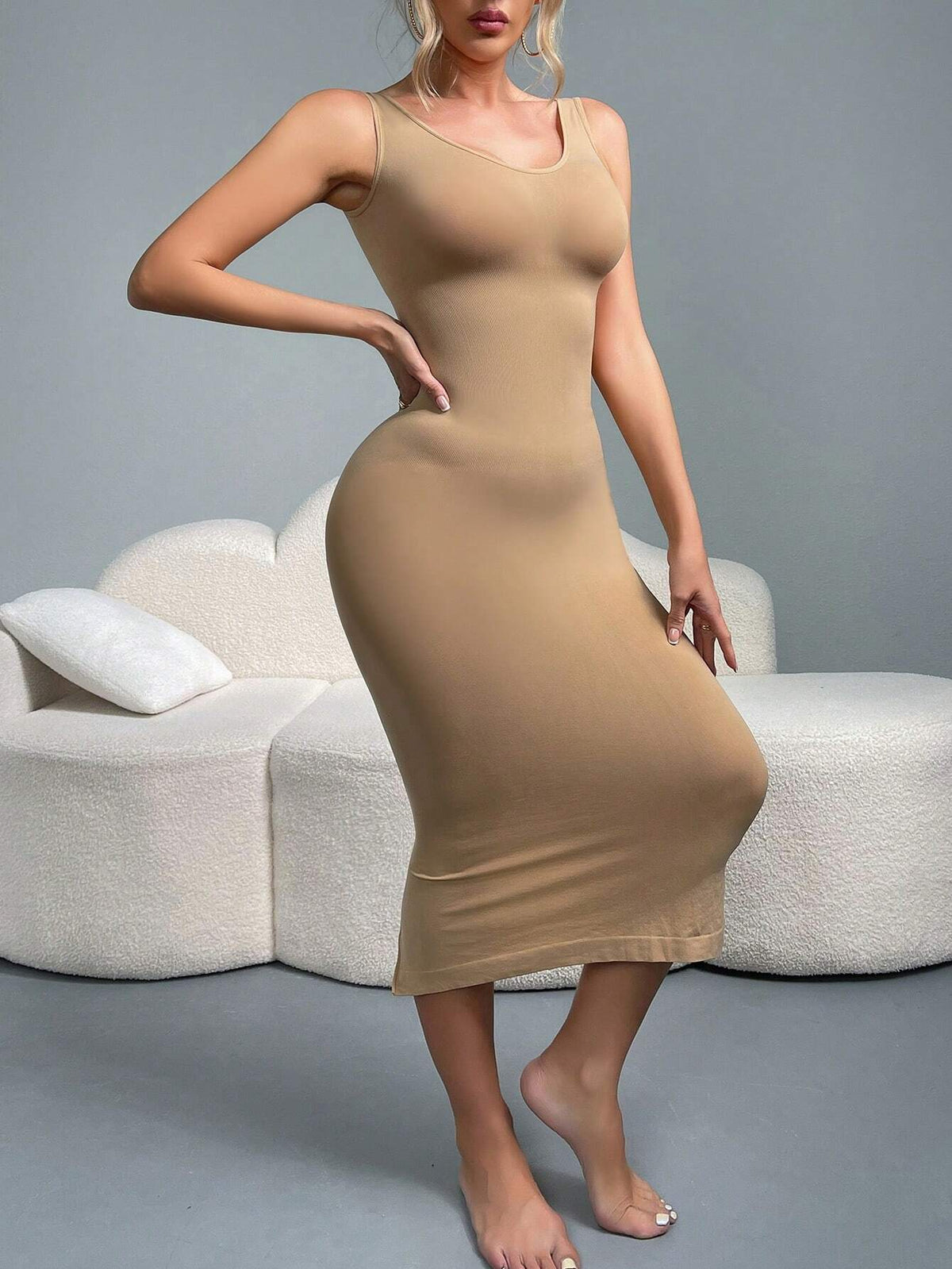 Anagua de Vestido Modelador Bodycon