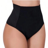 Calcinha Modeladora Cintura Alta Lateral Reforçada Preto (Compre 2 e Leve 3)