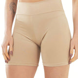 Short Anágua Cós Alto Segunda Pele Bege (Compre 1 e Leve 2)