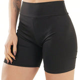 Short Anágua Cós Alto Segunda Pele Preto (Compre 1 e Leve 2)