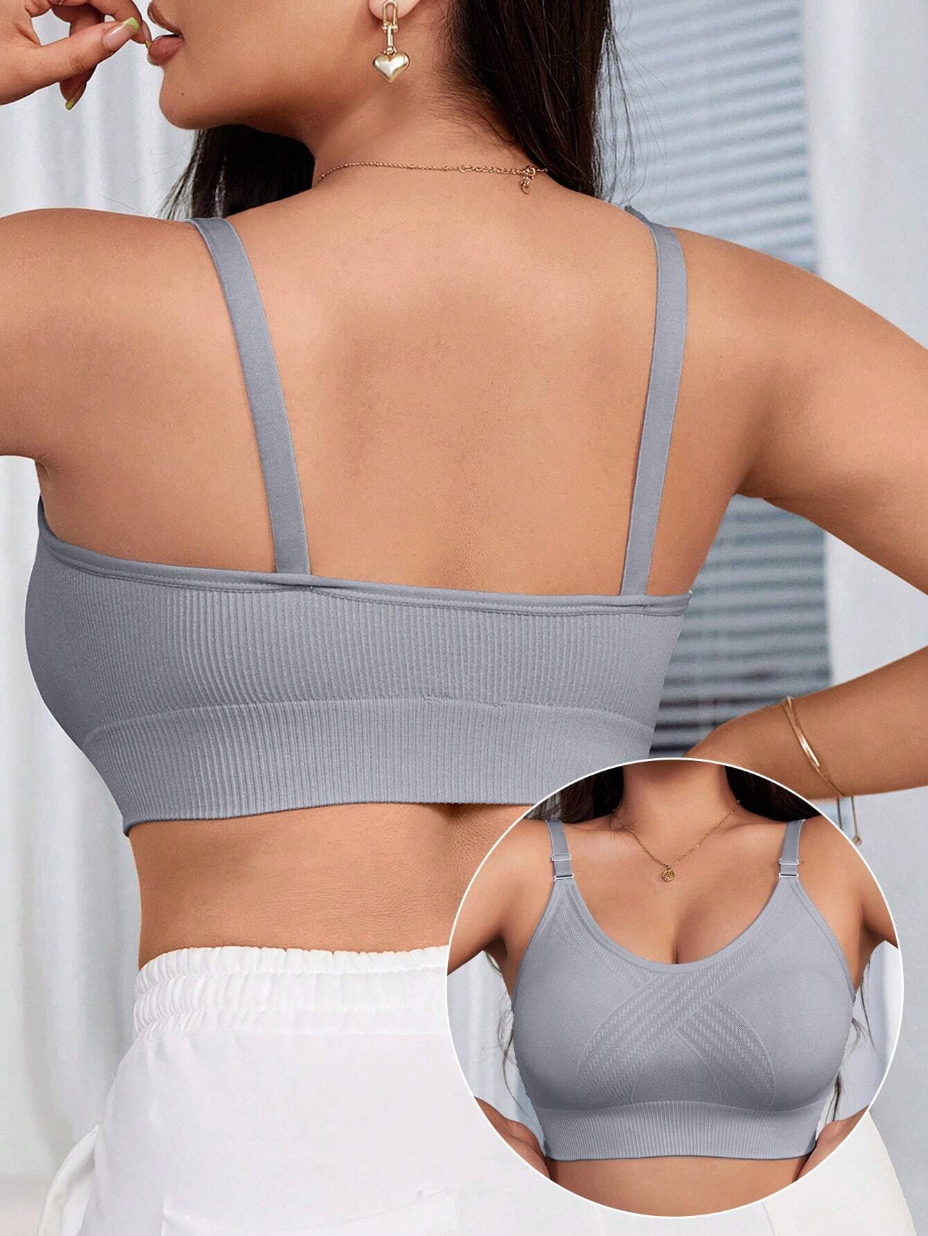 Sutiã Bralette sem Arame e sem Costura Plus Size