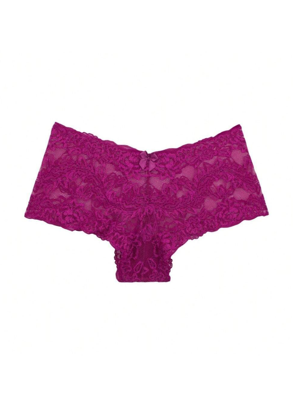 Kit Calcinha de Renda Calesson Shortinho com Forro Algodão Multicolorido (Compre 5 e Leve 10)