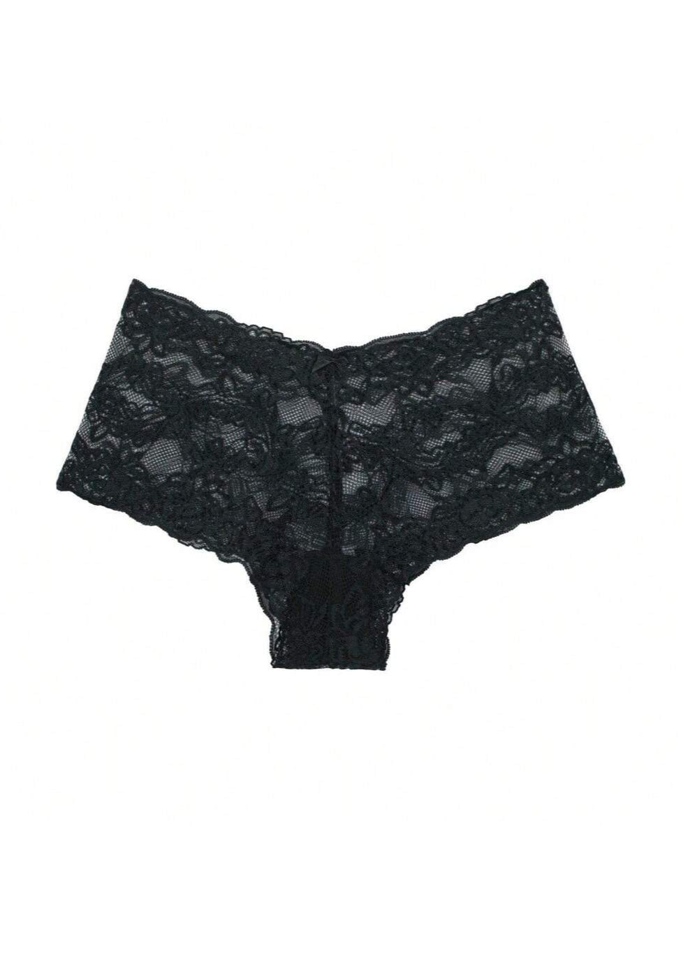 Kit Calcinha de Renda Calesson Shortinho com Forro Algodão Multicolorido (Compre 5 e Leve 10)