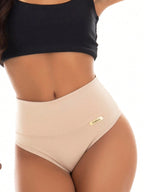 Calcinha Cinta Modeladora Compressão Cintura Alta Cós Duplo Pós Operatório (Compre 2 e Leve 3)