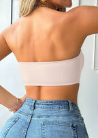 Sutiã Push-up Tomara que Caia com Fechamento Frontal Pink