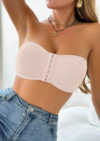 Sutiã Push-up Tomara que Caia com Fechamento Frontal Pink