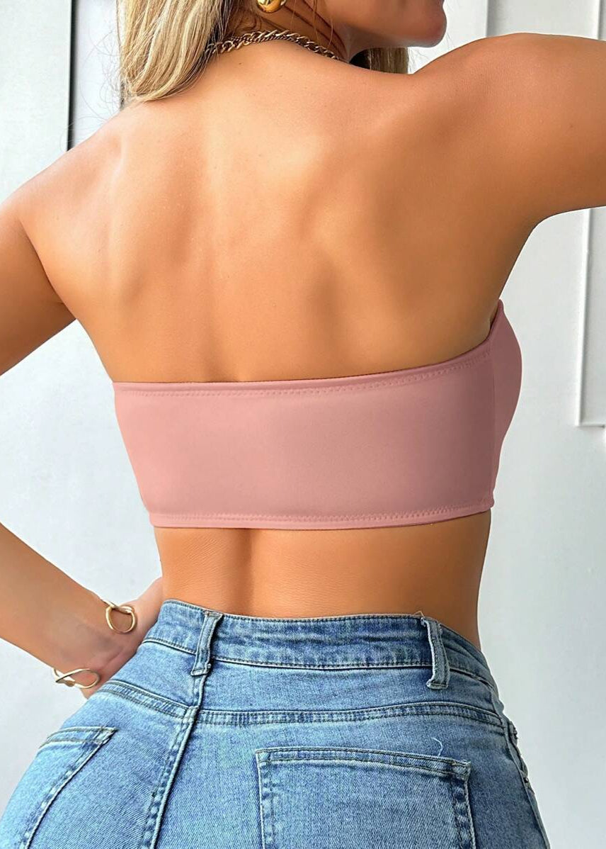 Sutiã Push-up Tomara que Caia com Fechamento Frontal Violet