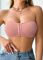 Sutiã Push-up Tomara que Caia com Fechamento Frontal Violet