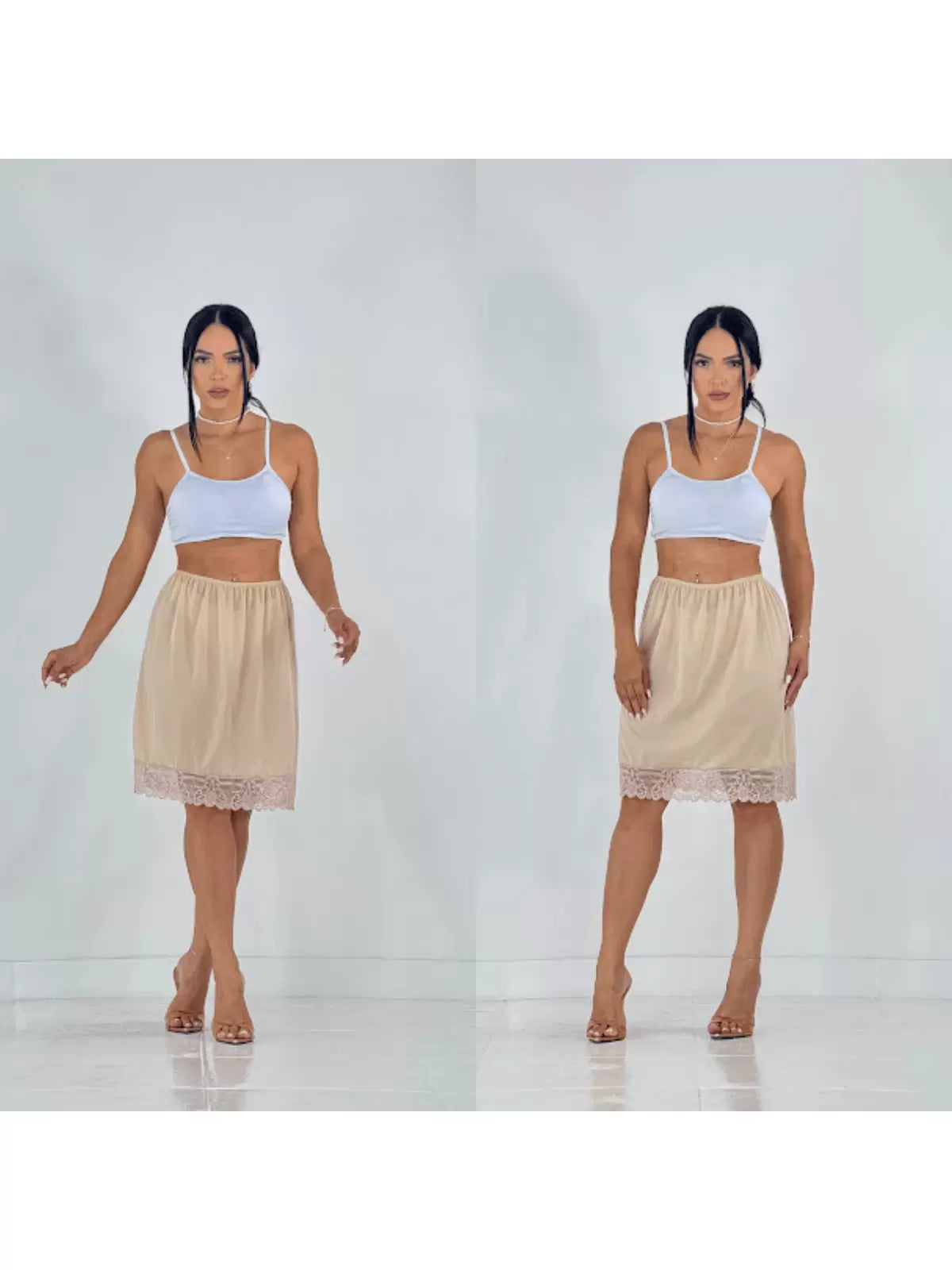 Anagua de Vestido Renda (Compre 1 e Leve 2)