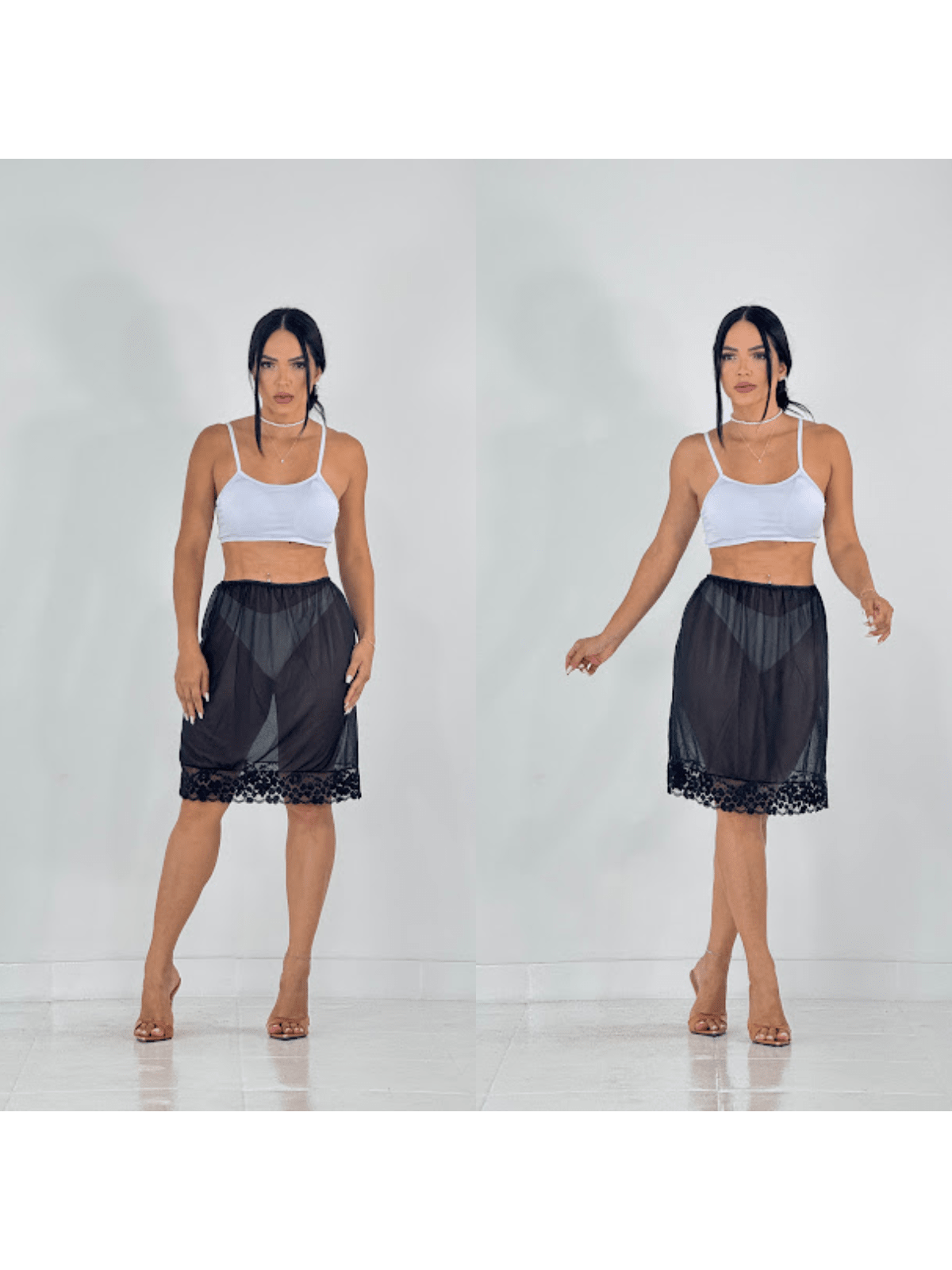 Anagua de Vestido Renda (Compre 1 e Leve 2)