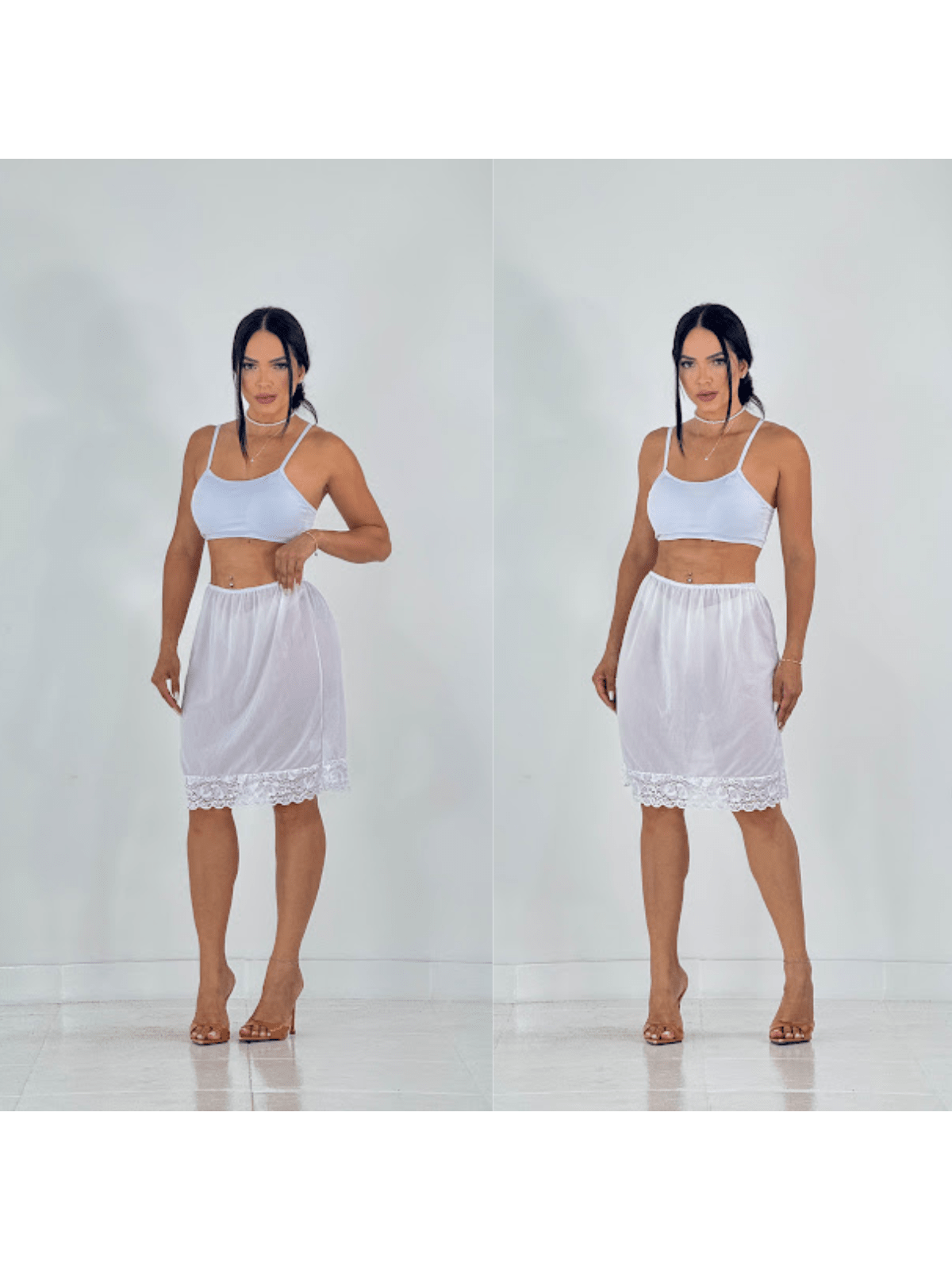 Anagua de Vestido Renda (Compre 1 e Leve 2)