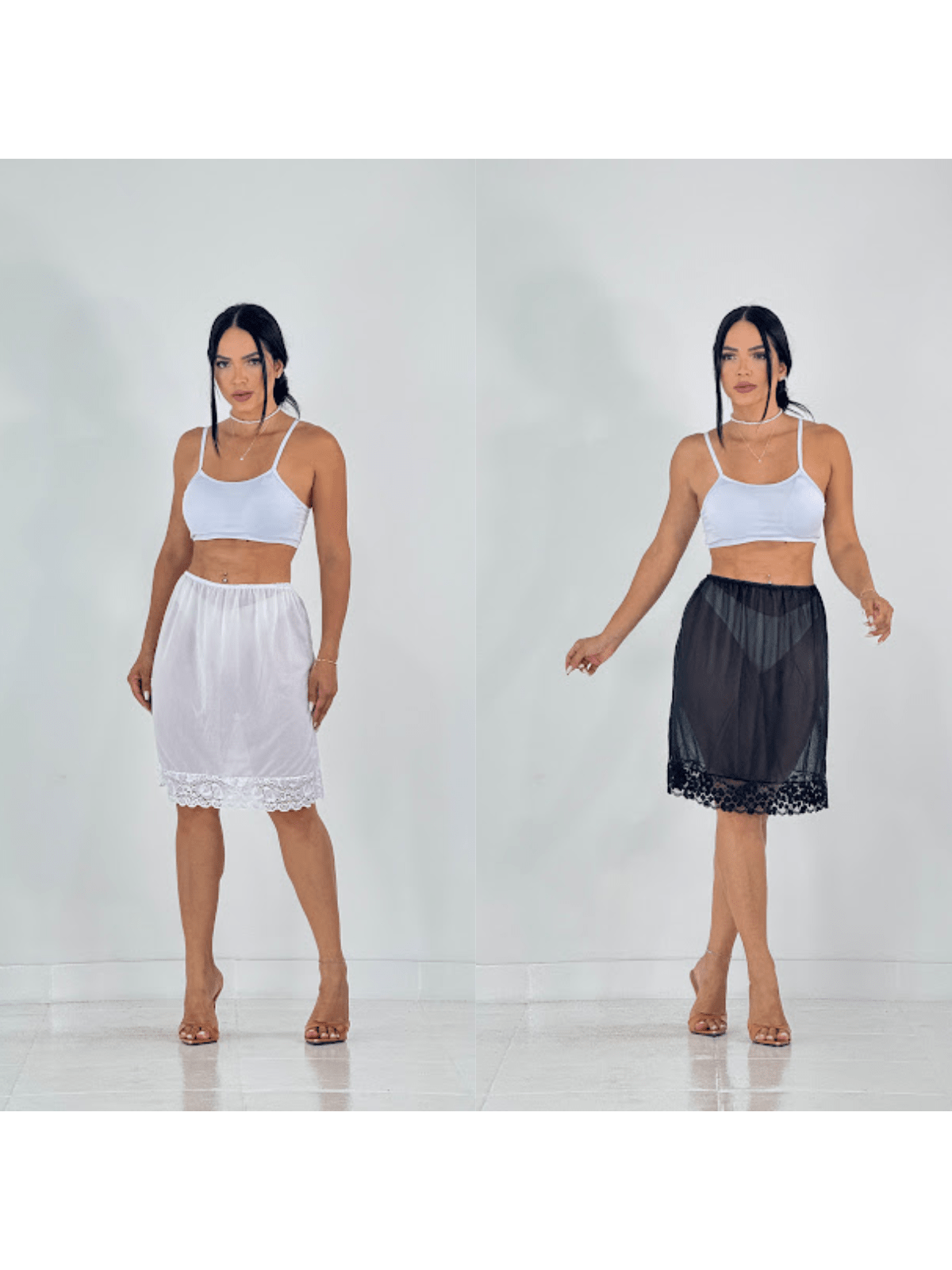 Anagua de Vestido Renda (Compre 1 e Leve 2)