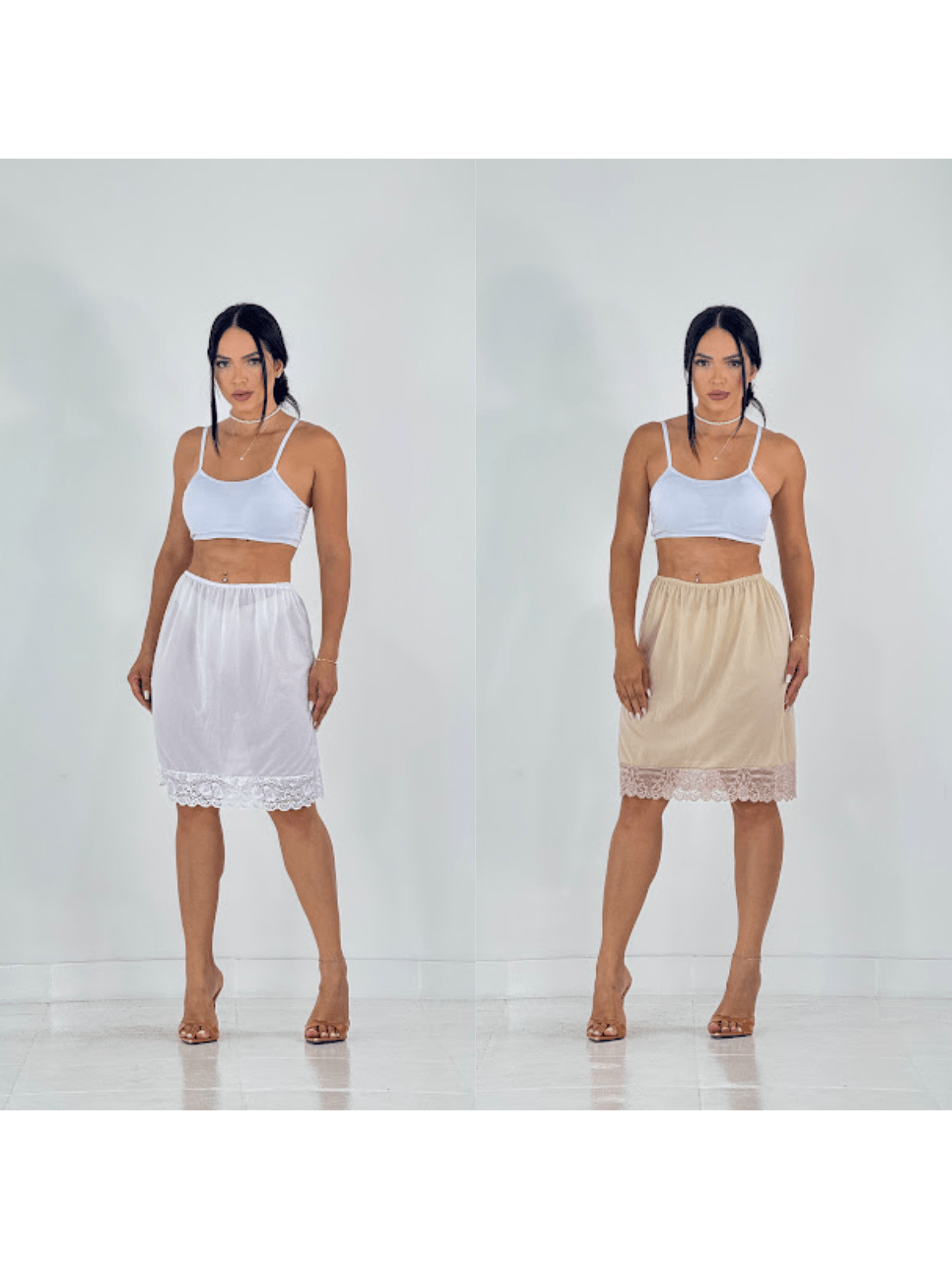 Anagua de Vestido Renda (Compre 1 e Leve 2)
