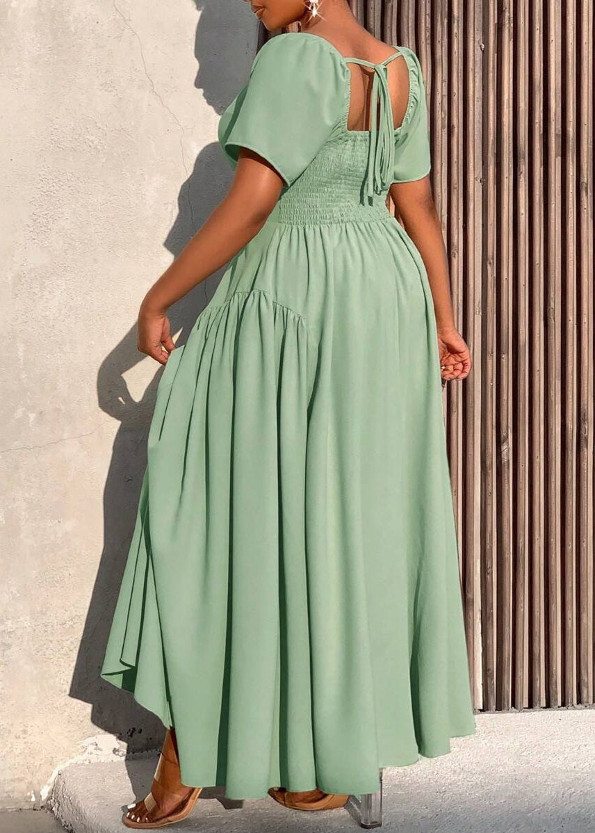 Vestido Plus Size Casual Elegante Mia Green
