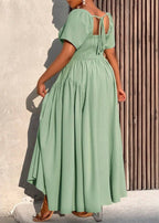 Vestido Plus Size Casual Elegante Mia Green