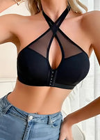 Sutiã Halter com Fechamento Frontal Ana Black