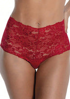 Calcinha Plus Size de Renda Shortinho Multicolorido (Compre 3 e Leve 5)