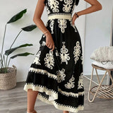 Vestido Longo Elegant Fernanda Black