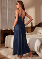 Camisola Feminina Longa Letícia Navy