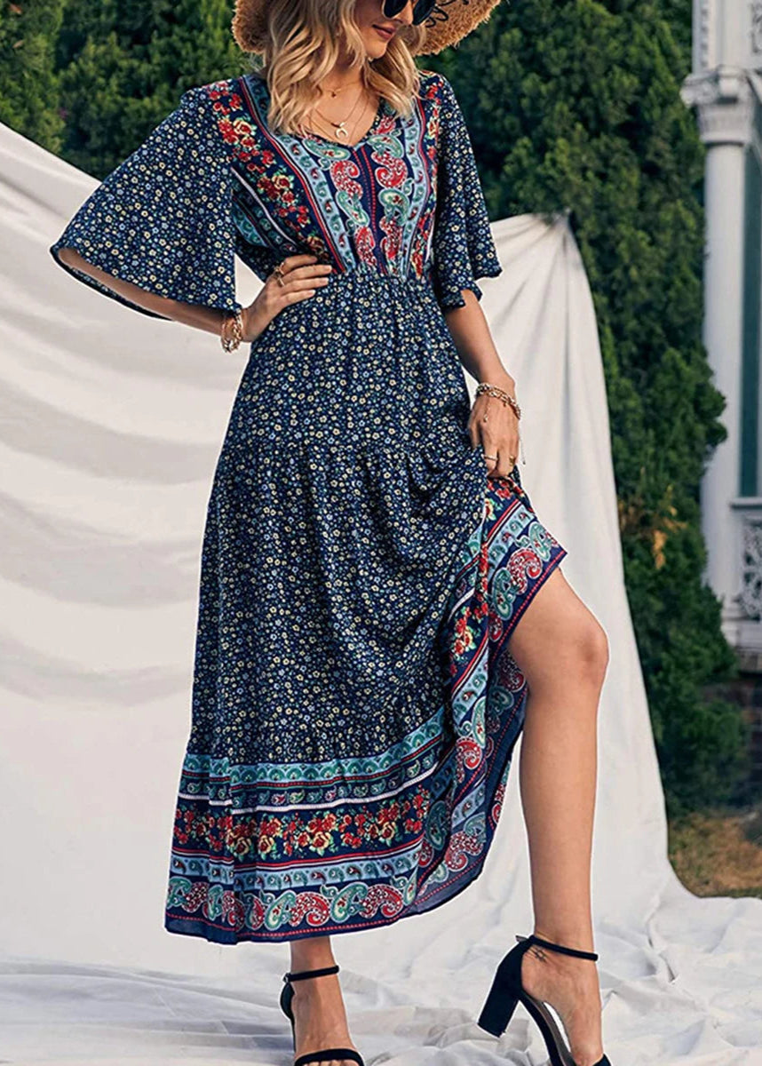 Vestido Longo Boho Casual Katy