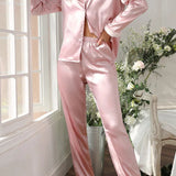 Pijama Americano Feminino Elegante Brisa Pink