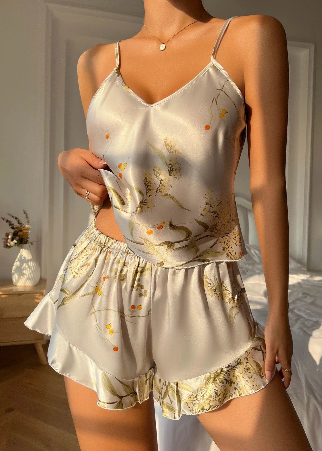 Pijama Feminino Curto Short Doll Suzy Gray