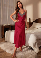 Camisola Feminina Longa Letícia Red