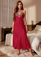 Camisola Feminina Longa Letícia Red