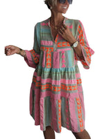 Vestido Midi Soltinho Gola V Raíssa