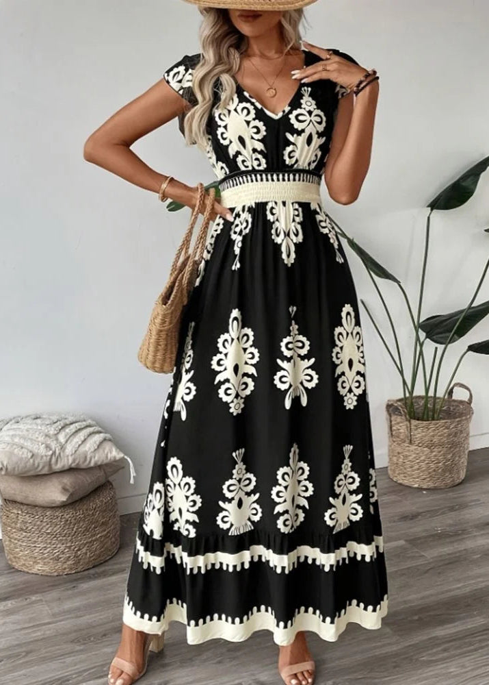 Vestido Longo Elegant Fernanda Black