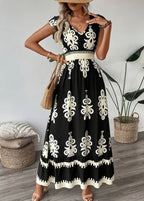 Vestido Longo Elegant Fernanda Black