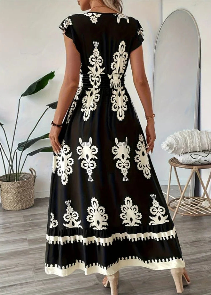 Vestido Longo Elegant Fernanda Black