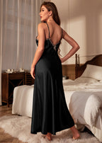 Camisola Feminina Longa Letícia Black