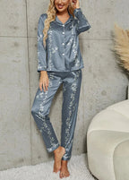 Pijama Americano Feminino Luxury Blue