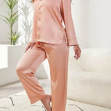Pijama Americano Feminino Inverno Cris Pink