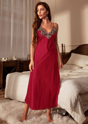 Camisola Feminina Longa Letícia Red