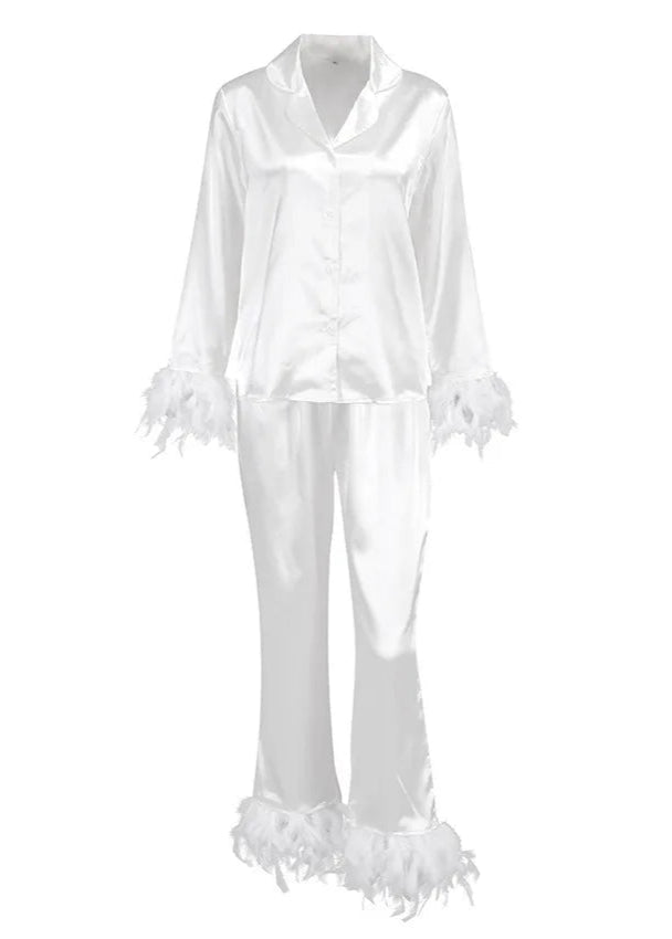 Pijama Americano Feminino Victória White