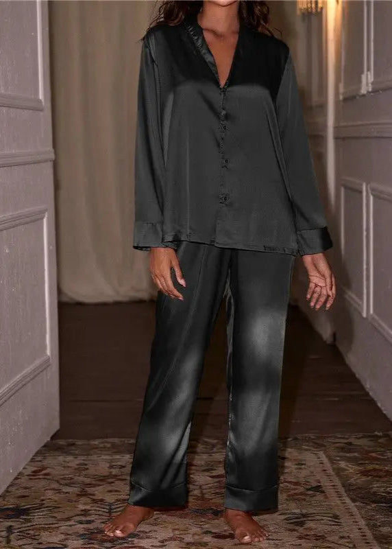 Pijama Americano Feminino Inverno Cris Black