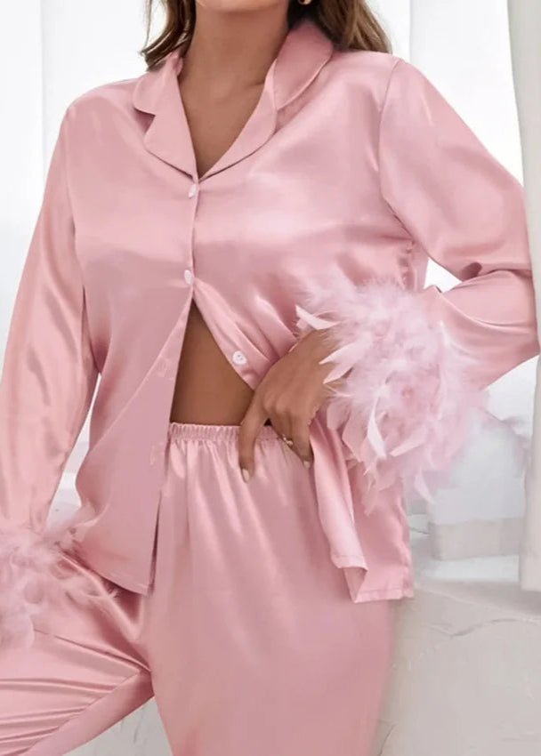 Pijama Americano Feminino Victória Pink